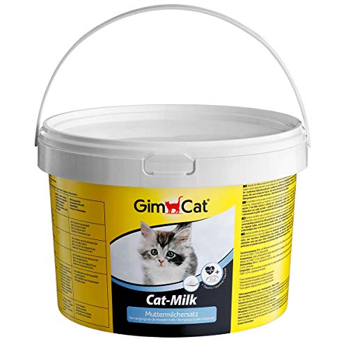 GimCat Cat-Milk, sustitución a la leche materna - Leche para gatos rica en vitaminas con taurina y calcio - 1 cubo (1 x 2 kg)