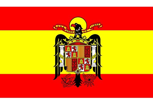 Gran Bandera de España Franco150 x 90 cm Satén Durobol Flag