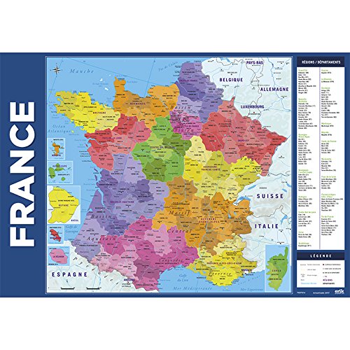 Grupo Erik Editores Vade Escolar Carte De France 2017 (Editado en Francés)