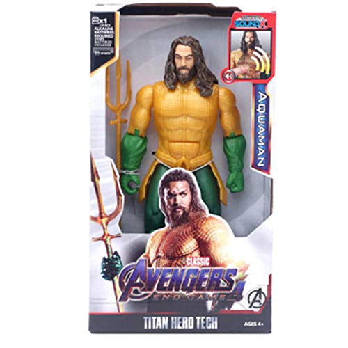 GSDGSD Marvel Super Heroes Avengers Thanos Black Panther Capitán América Thor Iron Man Antman Hulkbuster Hulk Figura de acción 12"30cm-2