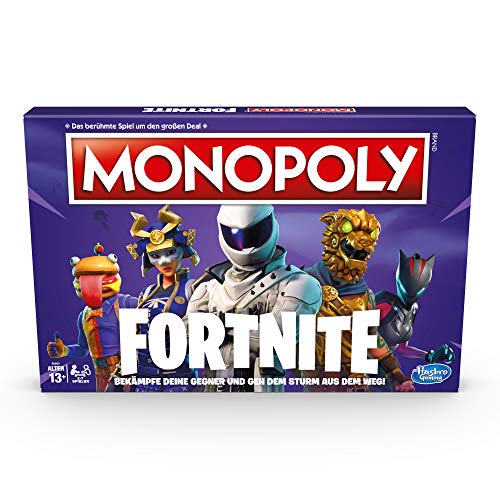Hasbro Gaming- Monopoly Fortnite Edition Juego de mesa para videojuegos, a partir de 13 años, Color (E6603398) [Version Alemana]