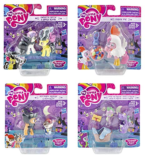 Hasbro My Little Pony Nightmare Night Toys and Collectibles Set de 4 para niños