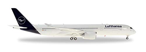 Herpa 559577 - Airbus A350-900, avión de pasajeros de Lufthansa, alas, Aviador, aeromodelismo, fabricación de maquetas, Modelos en Miniatura, Objeto de colección, plástico - Escala 1:200, Multicolor