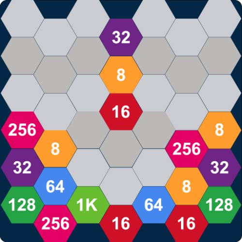Hexa Columns 2048: Drop and Clear Numbers