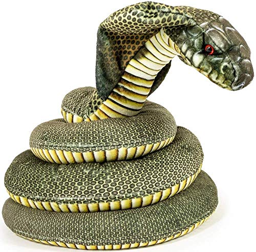 HGL Peluche de Felpa Cobra Snake de 1,5 Metros
