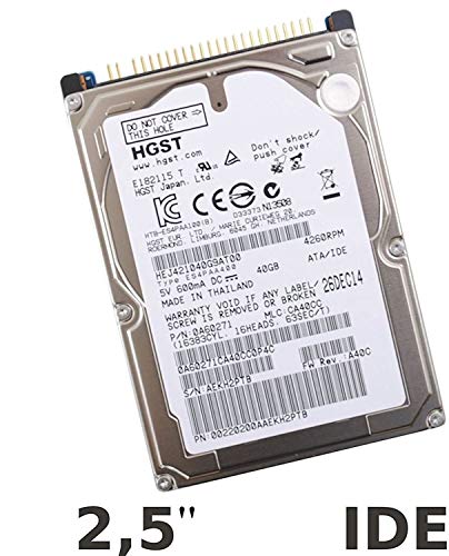 HGST - Disco duro interno para ordenador portátil (2,5", 40 GB, IDE/ATA/PATA)