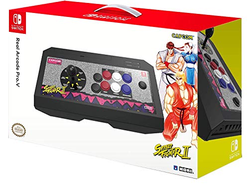Hori - Real Arcade Pro.V Hayabusa, Edición Street Fighter II Retro (Nintendo Switch/PC)