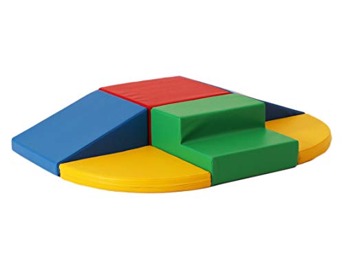 IGLU 6 XL Bloques de Espuma Figuras de Construcción Juguete para Aprendizaje Creativo Infantil Conjunto de Cubos Multicolores