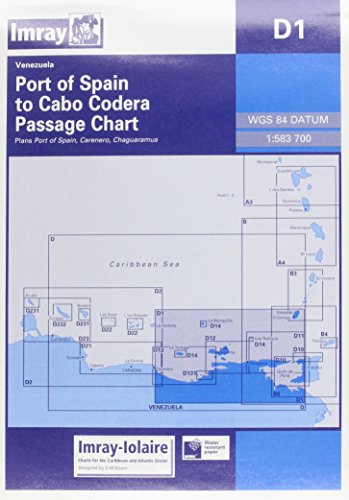 Imray Iolaire Chart D1: Port of Spain to Cabo Codera