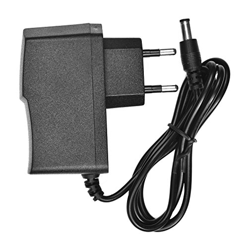 Incutex adaptador fuente corriente alimentación cargador fuente alimentación 5V 1A para dispositivos eletrónicos, negro