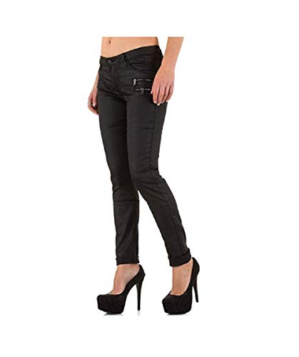Jeans Skinny para mujer Negro 38