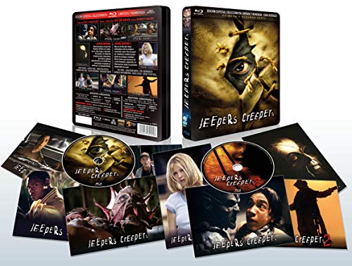 Jeepers Creepers 1 y 2 Edición Especial Metálica (2 BDs) Limitada con 8 Postales [Blu-ray]