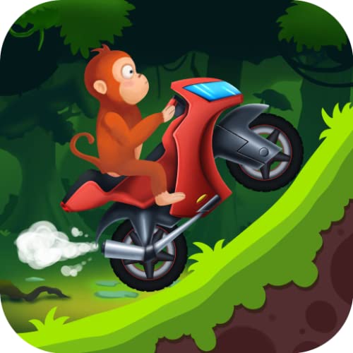 Jungle Motorcycle Racing - Monkey Hill Climb