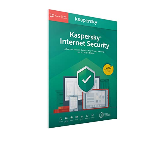 Kaspersky Internet Security 2018 | 10 Devices | 1 Year | PC/Mac/Android | Download