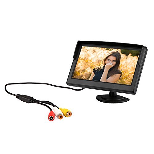 KKmoon BF-M500 5" Color Digital TFT LCD - Monitor del Coche Inversa para la Cámara Retrovisora DVD VCR