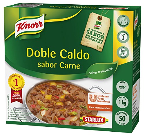 Knorr Caldo Doble Carne en pasta Sin Gluten 1 kg