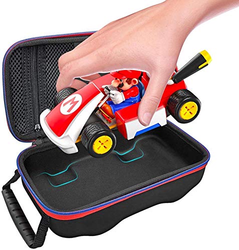 knowledgi Accesorios de Estuche de protección compatibles con Mario Kart Live: Home Circuit, Estuche rígido de Viaje portátil para Switch Mario Kart. Bolsa Impermeable y de compresión
