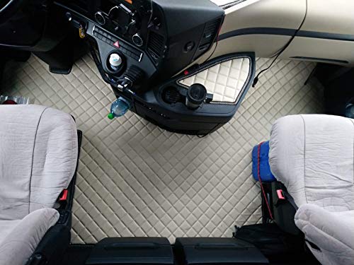 KRAM-TRUCK Mercedes Actros MP4 neumático para asiento de pasajero, alfombras, camión, 12 colores