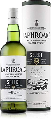 Laphroaig Select Single Malt Whisky Escoces Ahumado, 40%, 700 ml