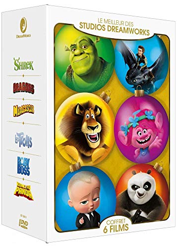 Le Meilleur des Studios DreamWorks : Shrek + Dragons + Madagascar + Les Trolls + Baby Boss + Kung Fu Panda [Francia] [DVD]