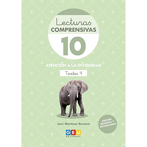 Lecturas Comprensivas 10/ Editorial Geu/ 3º primaria/ mejora la Comprensión Lectora/ Recomendado Como Apoyo/ Actividades sencillas