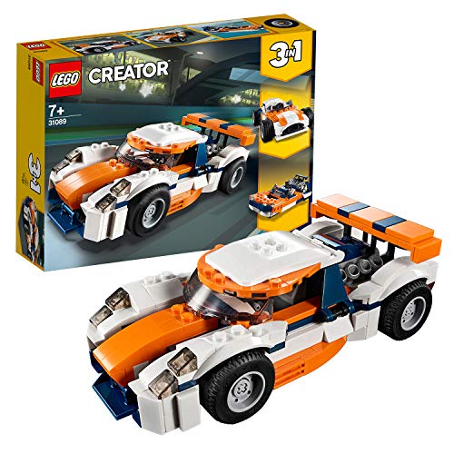 LEGO Creator - Deportivo de Competición Sunset, juguete creativo de coche deportivo para construir (31089) , color/modelo surtido