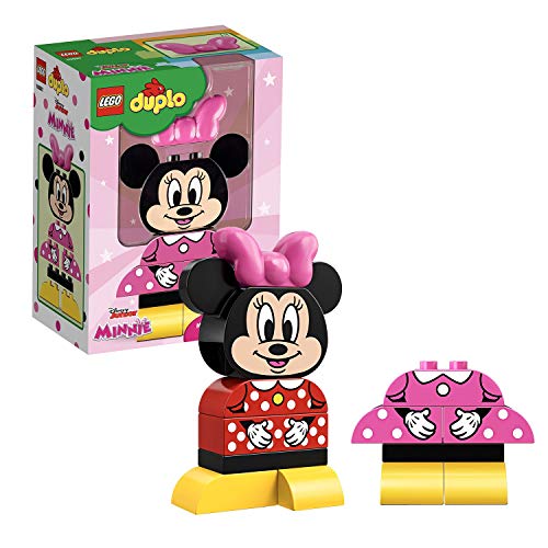 LEGO DUPLO Disney - Mi Primer Modelo de Minnie, Juguete Preescolar de Construcción de Minnie Mouse para Niños y Niñas a Partir de 1 Año y Medio (10897) , color/modelo surtido