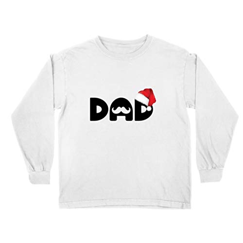 lepni.me Camiseta para Niño/Niña Papá Noel Sr. Claus Sombrero Familia Pijama de Navidad (3-4 Years Blanco Multicolor)