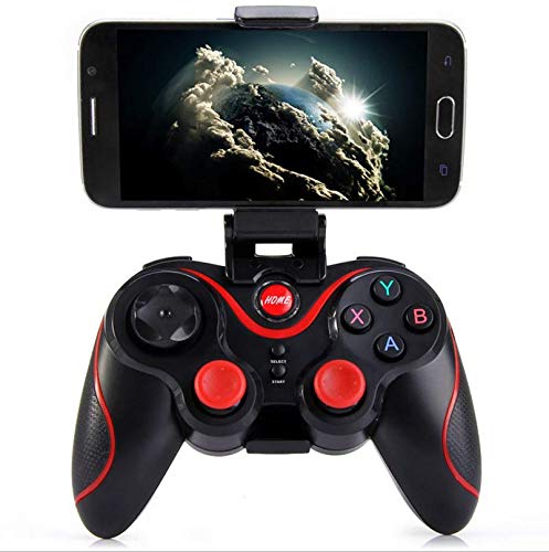Leton-IT Mando Inalámbrico para Juegos Compatibles con Android/iOS, 2.4GHz Bluetooth Gamepad para PC / PS3 / iPhone/iPad/TV, Controlador de Juego móvil PUBG Mobile Game Controller Joystick
