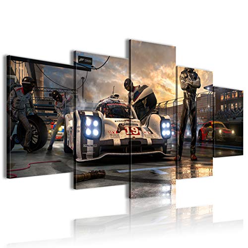 Lienzo decorativo para pared, 5 piezas, con marco de Forza Motorsport