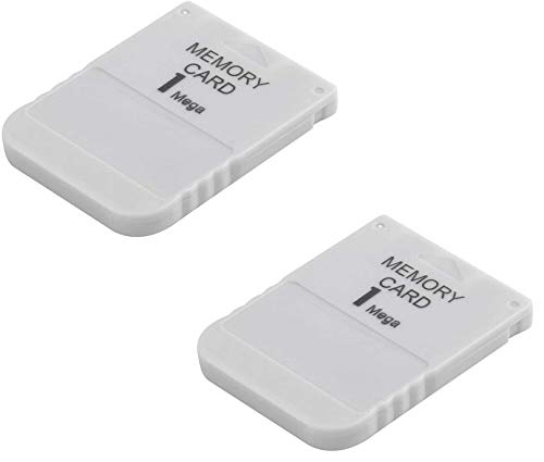 Link-e : 2 X Tarjeta De Memoria De 1Mb (15 Blocks) Compatible Con La Consola Sony PS1 Playstation One