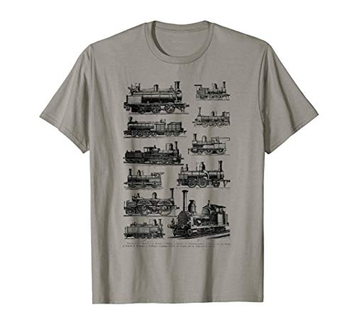 Locomotora de tren de vapor vintage Tren de vapor Locomotiv Camiseta
