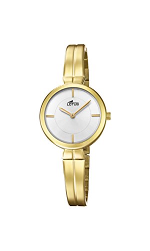 Lotus Watches Reloj Análogo clásico para Mujer de Cuarzo con Correa en Acero Inoxidable 18440/1