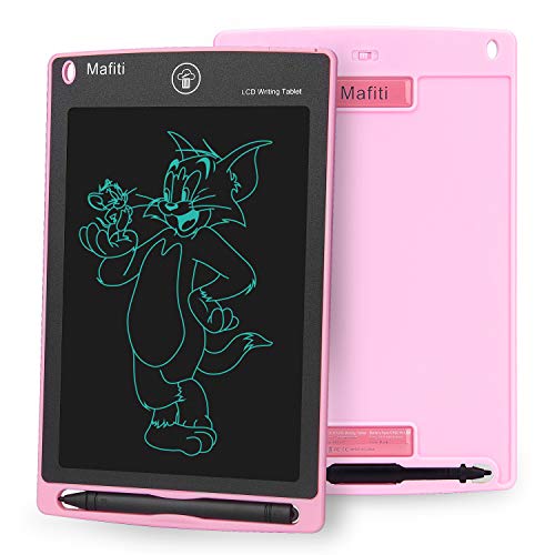 Mafiti 8,5 Pulgadas Tableta Gráfica, Tablets de Escritura LCD, Portátil Tableta de Dibujo Adecuada para el hogar, Escuela, Oficina, Rosa
