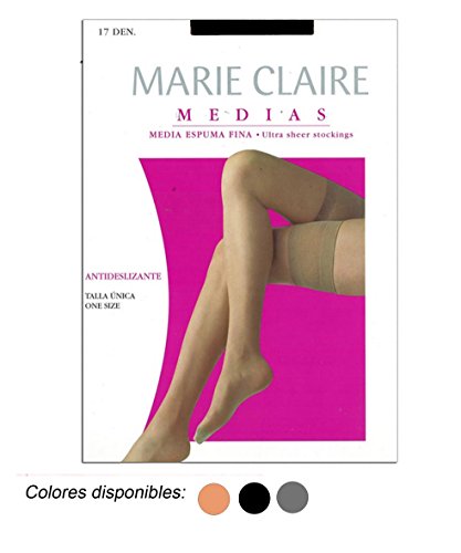 MARIE CLAIRE - MEDIA ANTIDESLIZANTE mujer color: NEGRO talla: talla única