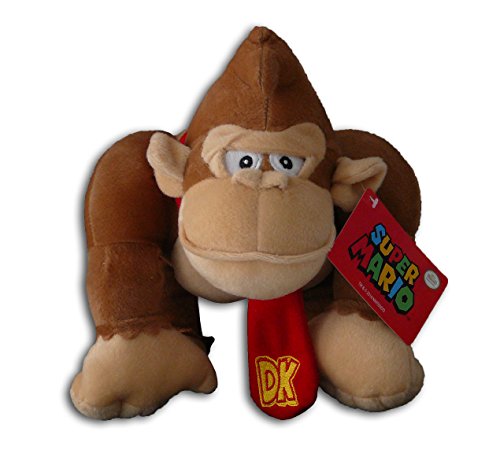 Mario Bros Super Peluche Donkey Kong 21cm Calidad Super Soft