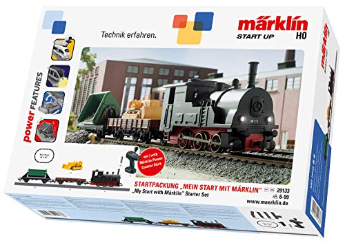 Märklin start up 29133 Up Märklin - Juego de 3 Trenes con luz, Carril H0