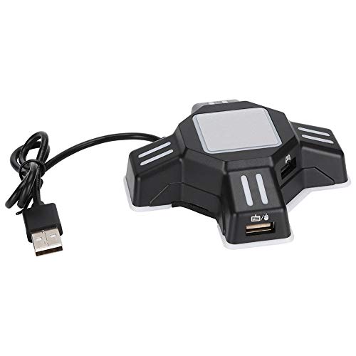 Mavis Laven Consola de Juegos, Mouse y Teclado Convertidor Gamepad Converter, Convertidor KX/Interfaz USB, Soporte para Controladores Convencionales