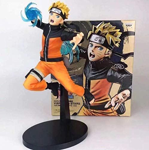 Mdcgok Vibración Uzumaki Naruto Rasengan Figura Uchiha Anime Figura Naruto Shippuden Vibración Estrellas Naruto Figurilla Juguetes 25cm PVC
