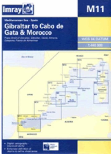 Mediterranean Spain - Gibraltar to the Ionian Sea (Imray Chart M11)