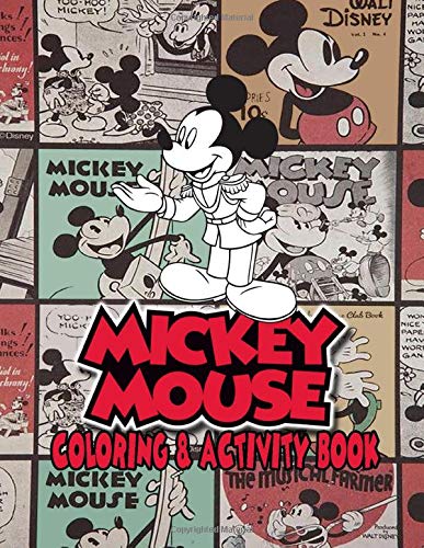 Mickey Mouse Coloring Book: Perfect Gift for Kids And Adults That Love Mickey Mouse Movie And Comic With Over 50 Coloring Pages . Great for Encouraging Creativity