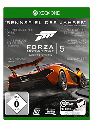 Microsoft Forza Motorsport 5 - Game of the Year Edition - Juego (Xbox One, Racing, Turn 10 Studios, E (para todos), DEU, Básico)