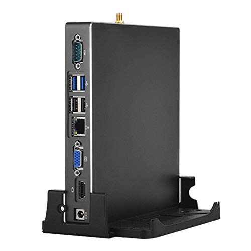 Mini PC,Desktop Computer,AMD GX420GL,(Black),[HUNSN BH11],For Digital Signage/Pos Server,[Fan/WiFi/BT4.0/VGA/HDMI/6USB2.0/2USB3.0/LAN/COM/Sim Slot](Barebone,NO RAM, NO Storage,NO System)