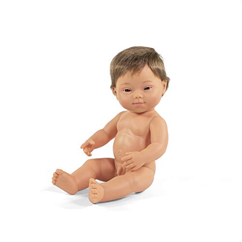 Miniland- Muñeco bebé Europeo Down 38cm. (4)