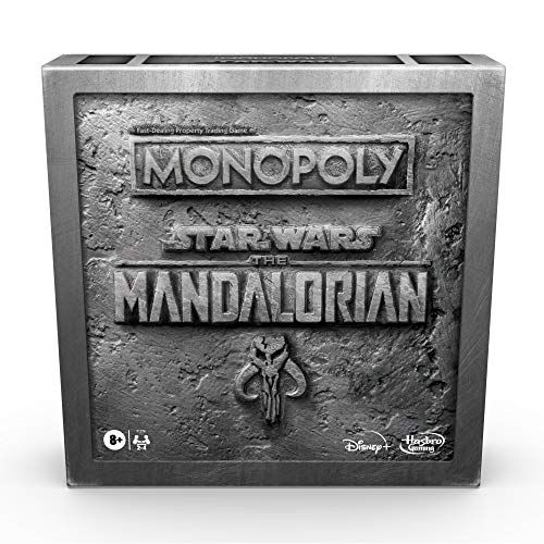 Monopoly: Star Wars The Mandalorian Edition Juego de Mesa, Protege al niño (Baby Yoda) de los Enemigos imperiales