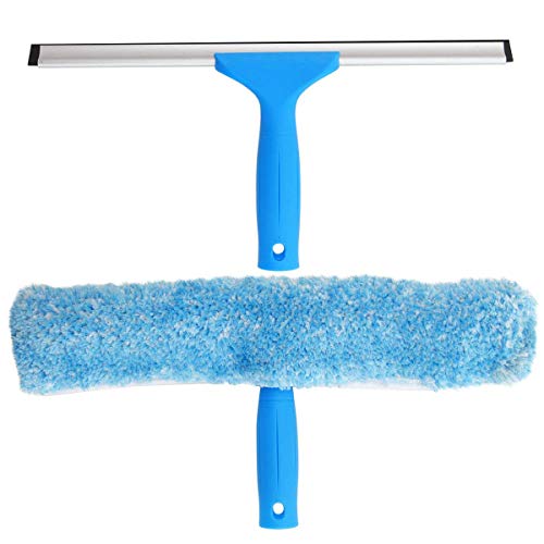 MR.SIGA Window Cleaning Combo - Squeegee & Microfiber Window Washer, Size: 35cm