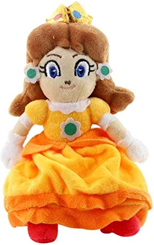 N-T Super Mario Bros Princess Daisy Rosalina Lovely Princess Peach muñecos Suaves de Peluche de Juguete para niñas cumpleaños 25Cm Regalos de cumpleaños