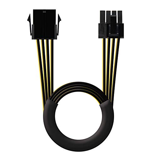 Nano Cable 10.19.1202 - Cable de alimentación para Tarjeta gráfica PCI-E, Color Negro