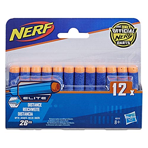 Nerf - Pack de 12 Dardos Elite (Hasbro A0350492)