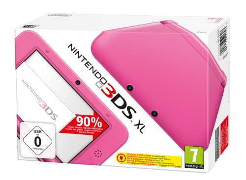 Nintendo 3DS XL - videoconsolas portátiles (Nintendo 3DS, Rosa, 12,4 cm (4.88"), 800 x 240 Pixeles, 16,77M, SD, SDHC)